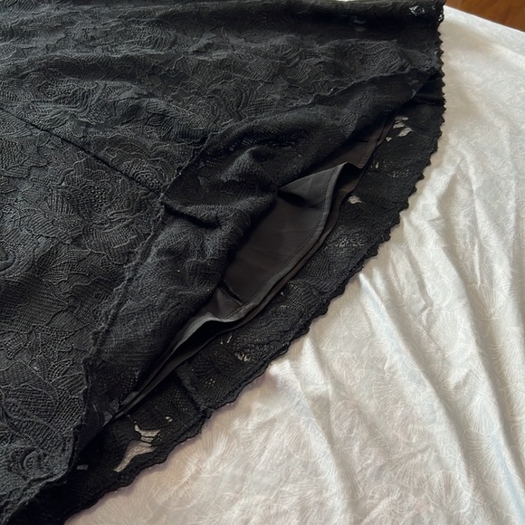 White House Black Market Lace Fit and Flare Dress - Picture 7 of 9